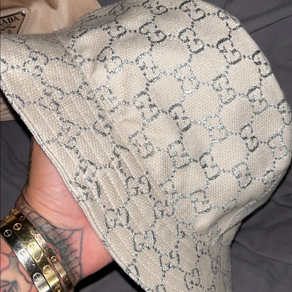 Authentic Gucci Lamé Bucket Hat